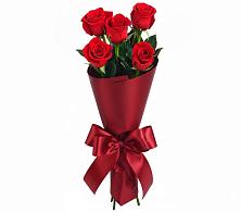 Букет 5 Красных роз Эдлесс Лав в Лотошино