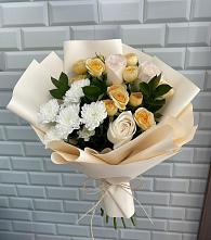 Букет цветов из:  Розы и Хризантемы #REPLACE_PRED# Лотошино