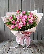 Букет Розовый кустик в Лотошино