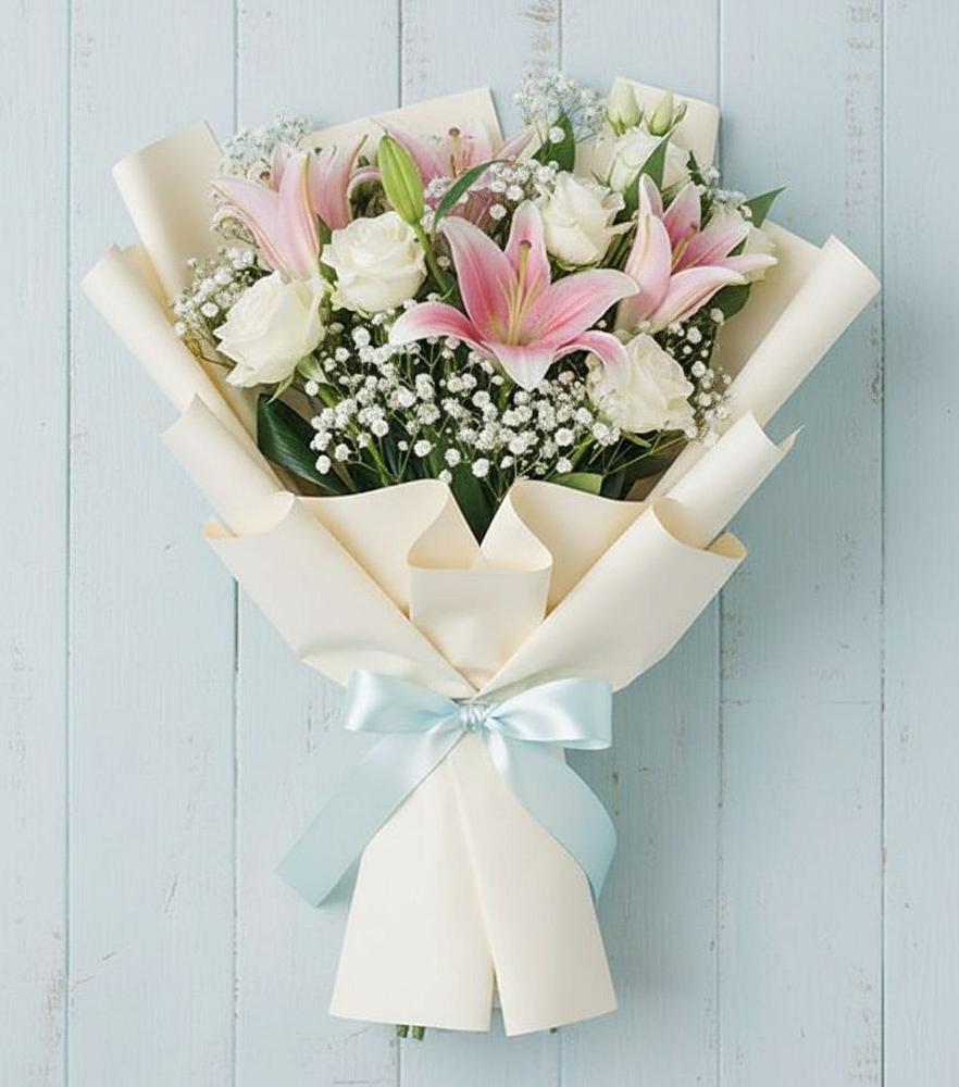 Букет цветов из: Лилии в Лотошино