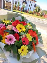 Букет цветов из:  Герберы #REPLACE_PRED# Лотошино