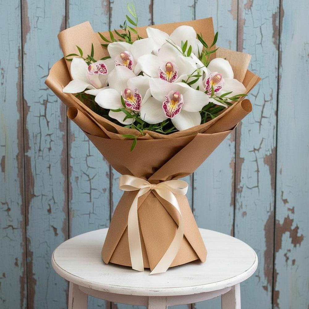 Букет цветов из: Орхидеи и Розы в Лотошино
