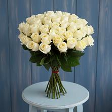 Букет 51 Белая роза Эдлесс Лав #REPLACE_PRED# Лотошино