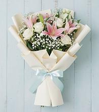 Букет цветов из:  Лилии в Лотошино