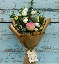 Букет цветов из:  Розы и Лизиантусы #REPLACE_PRED# Лотошино